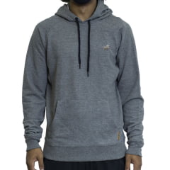 MOLETOM LOST FECHADO PIN CINZA/PRETO