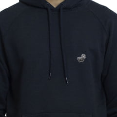 MOLETOM LOST FECHADO PIN CINZA/PRETO