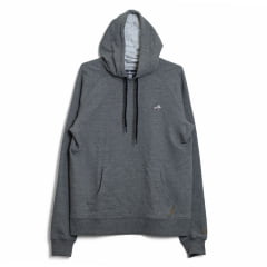MOLETOM LOST FECHADO PIN CINZA/PRETO